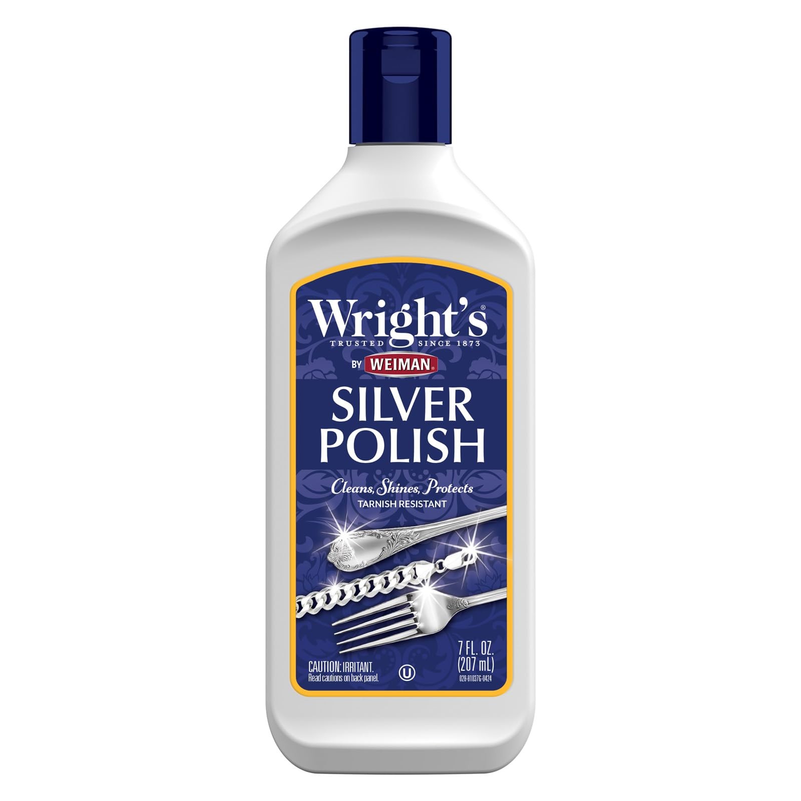 Wright’s Silver Cleaner and Polish – 7 Ounce – Ammonia 7 Fl Oz (Pack of 1), _