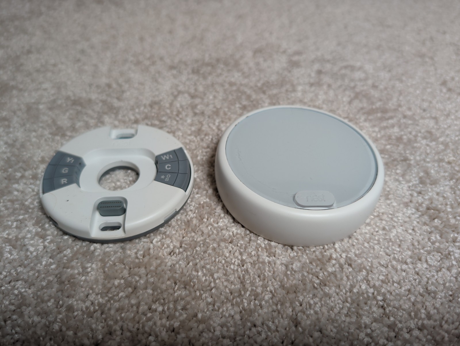 Google Nest Thermostat E Smart Wi-Fi Programmable Thermostat White E360129 A0063