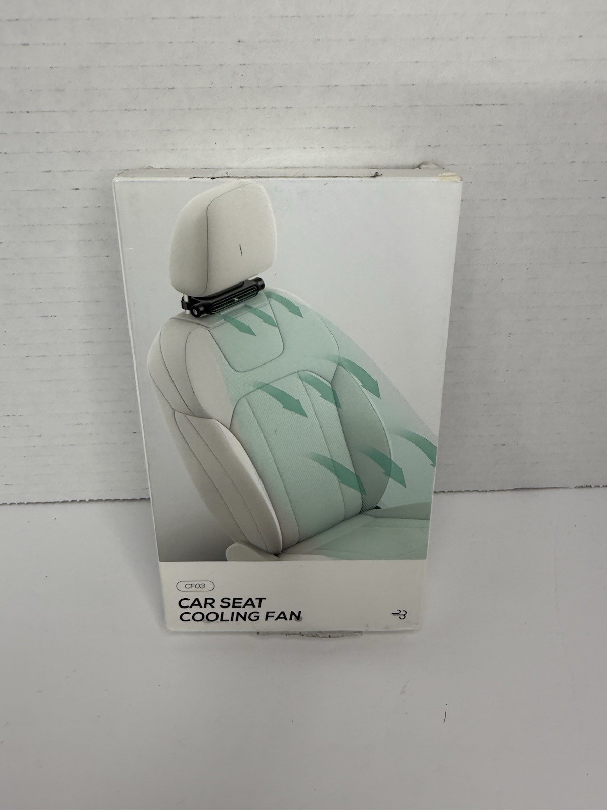 CF03 Innovative Car Seat Fan with Strong Wind Low Noise Three Adjustable Speeds