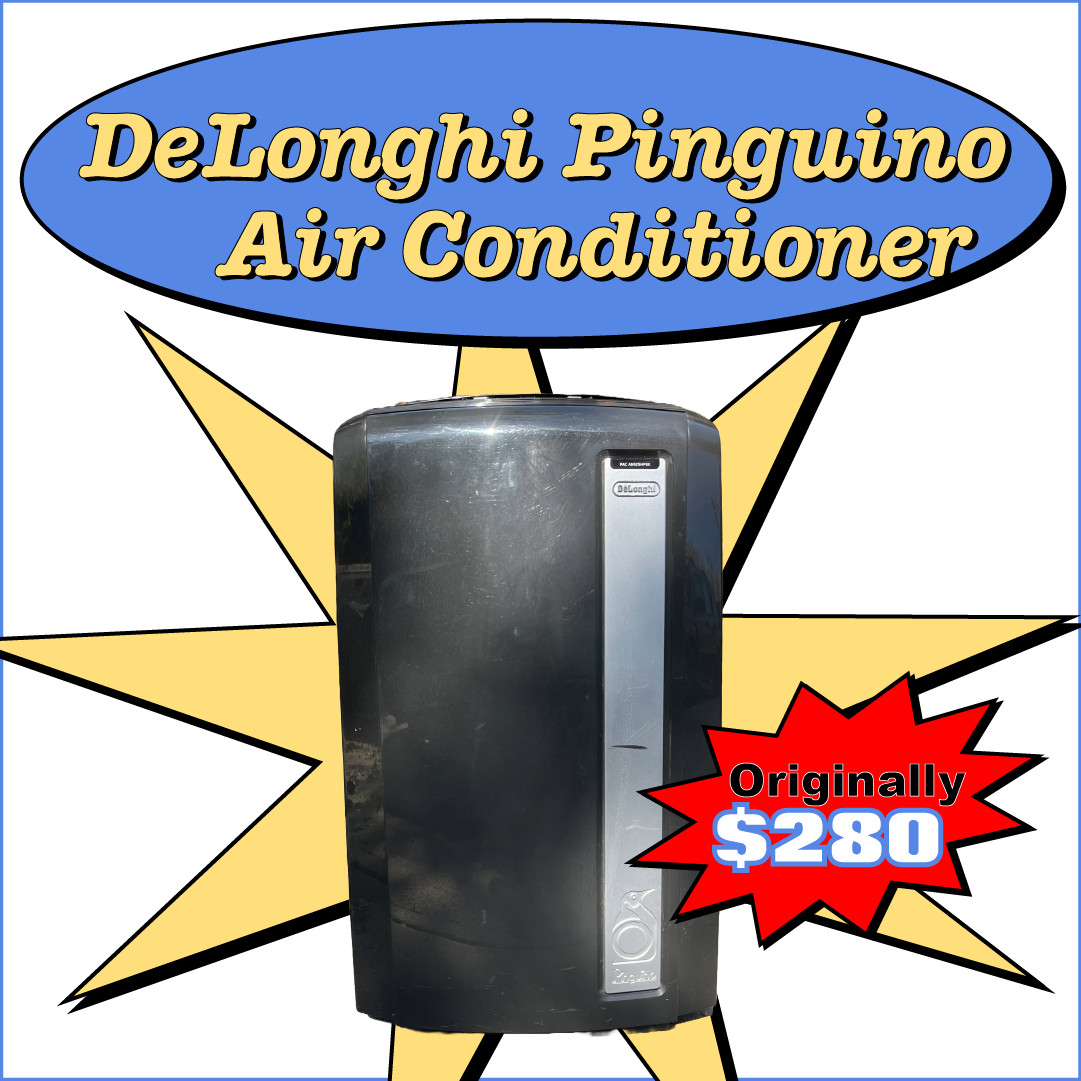 12500 BTU Delonghi Portable Air Conditioner Model PAC AN125HPEK