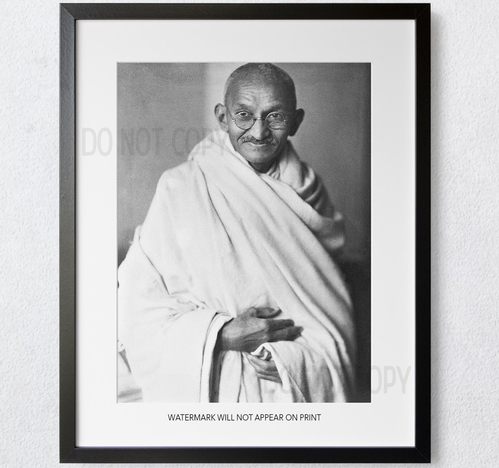 Mahatma Gandhi of India Premium Art Print