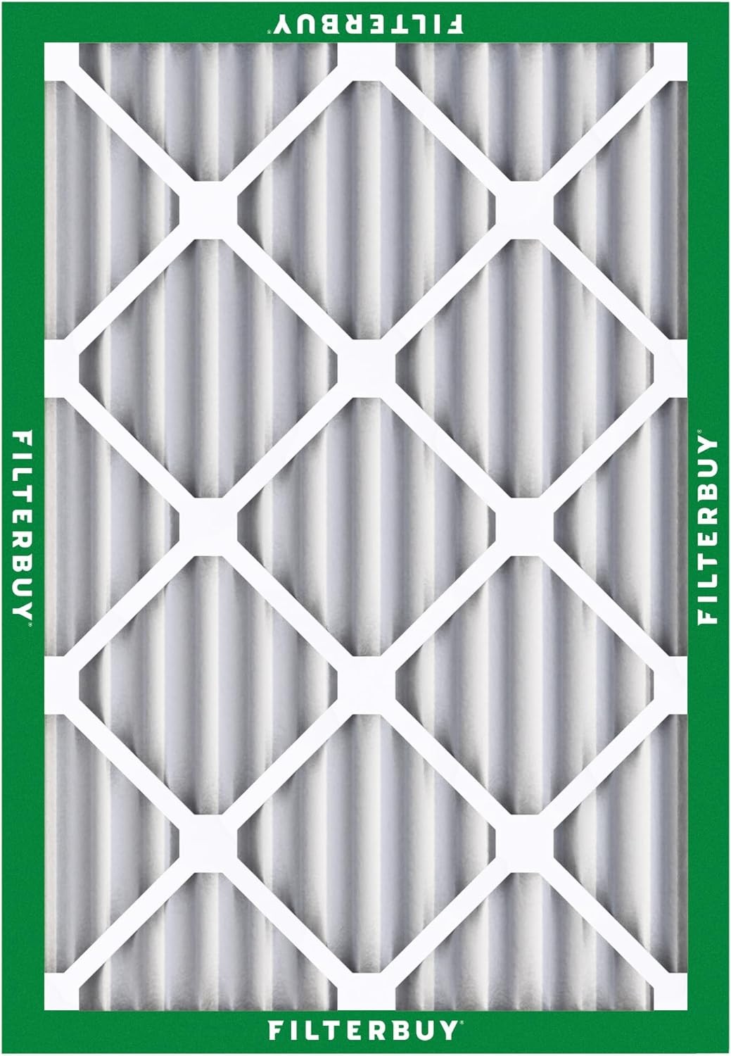 Filterbuy 20x25x2 Pleated Air Filters, Replacement for HVAC AC Furnace (MERV 8)