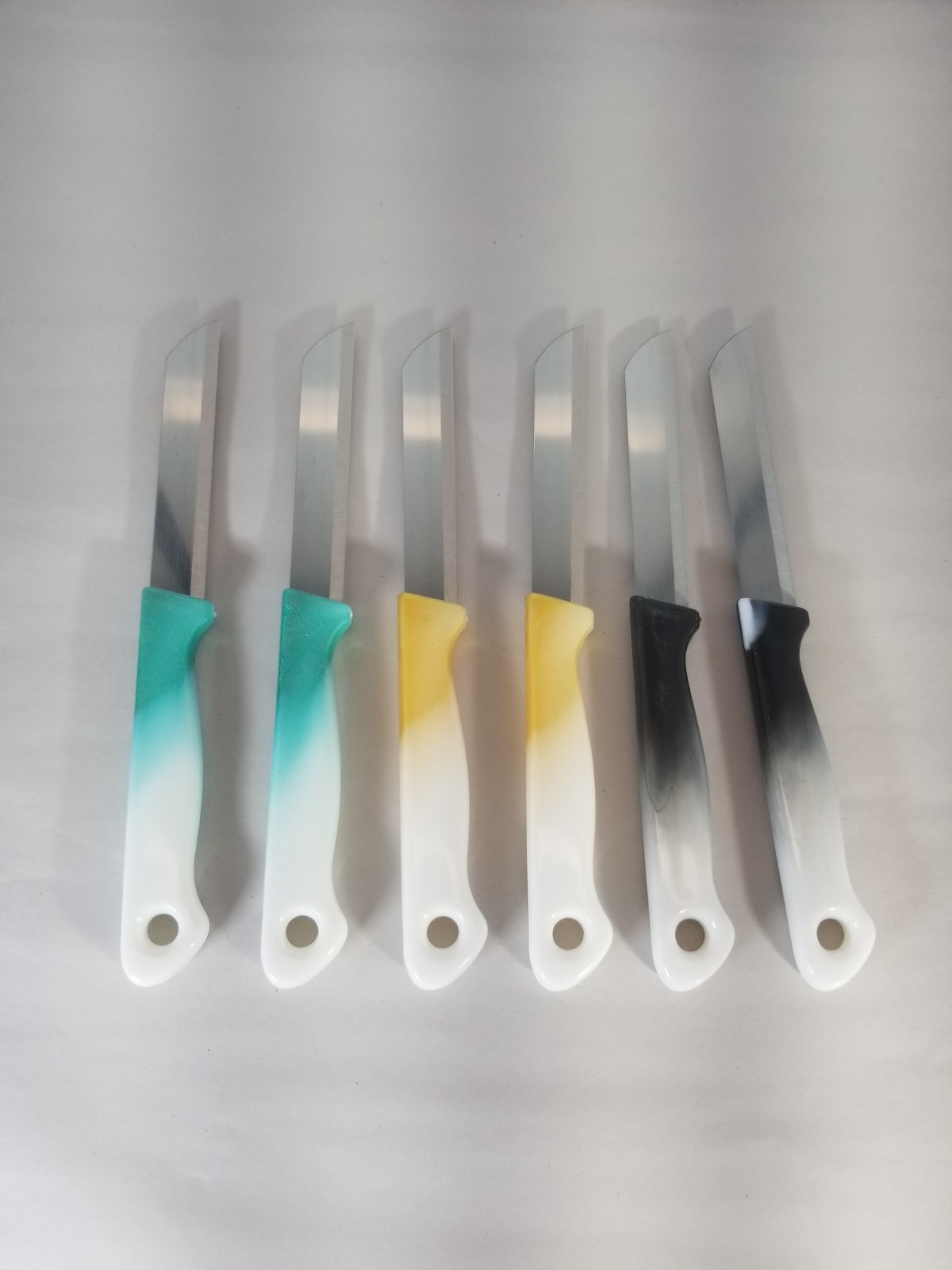 SMI Solingen Paring Knife Set of 6 Germany Kitchen Knives for Fruit Vegetables
