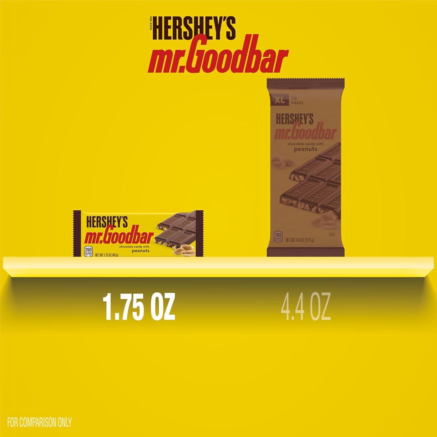 MR. GOODBAR Chocolate with Peanuts Candy Bars, 1.75 Oz (36 Count)