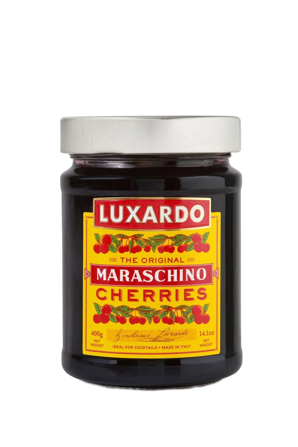 Luxardo The Original Maraschino Cherries | 14.13 Fl Oz (1-pack)