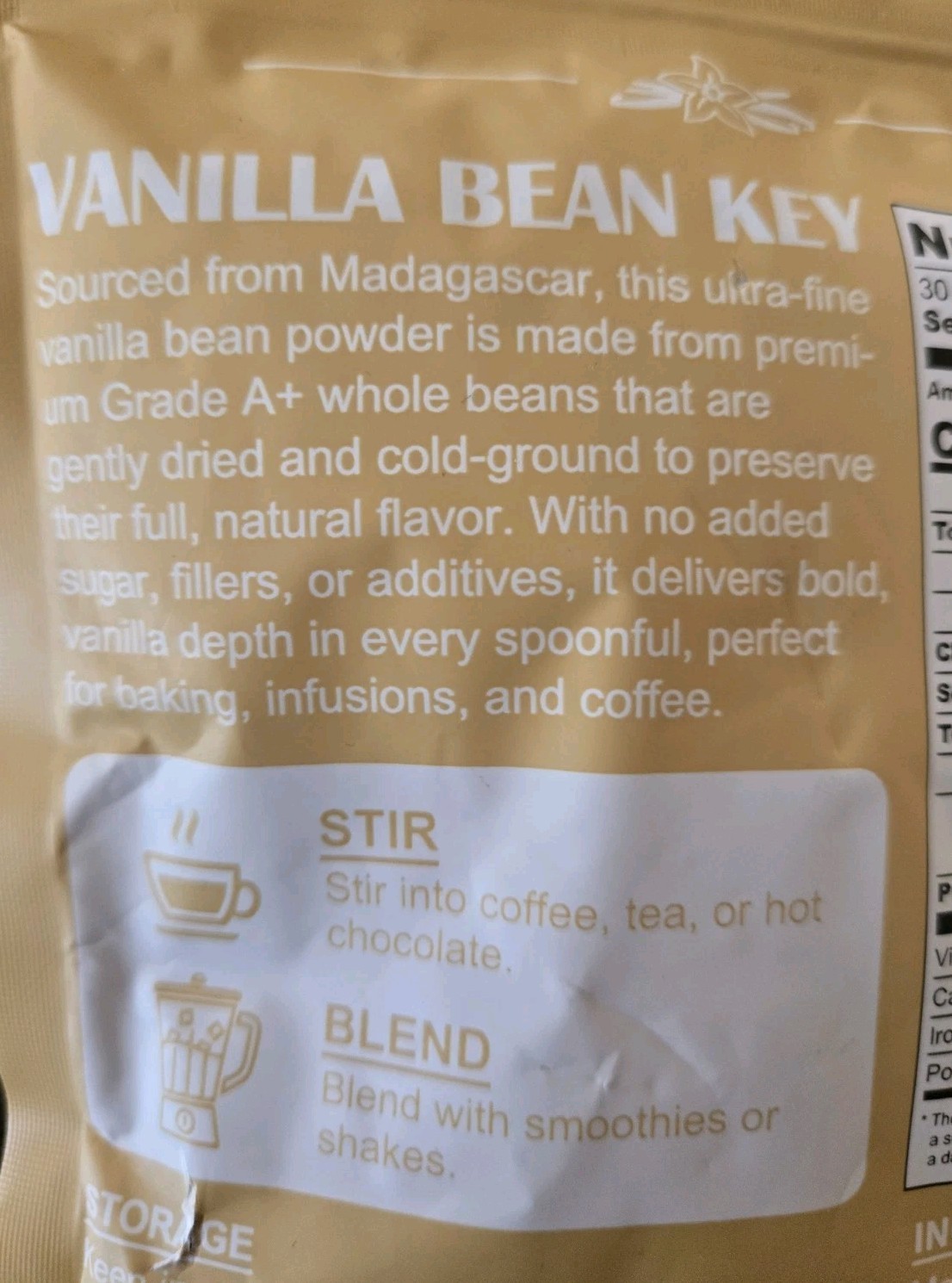 Pure Madagascar Grade A Vanilla Bean Powder – Zorvita – 4.23 oz – Gluten Free