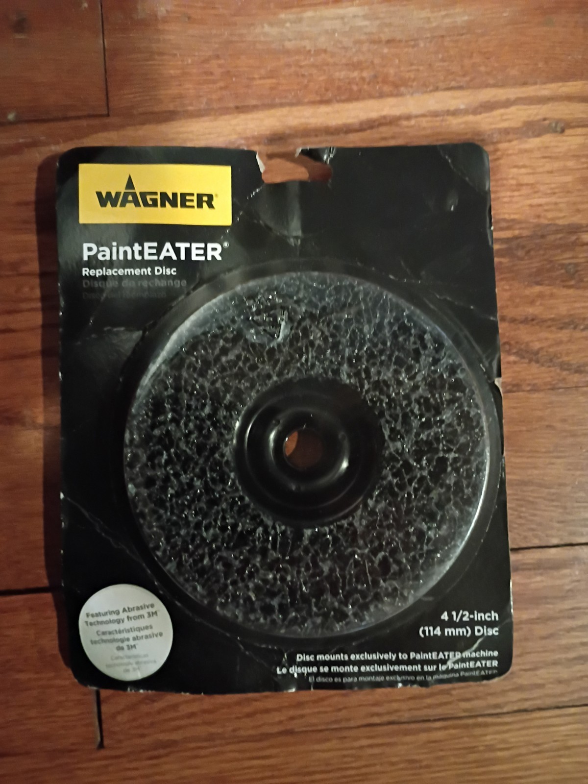 Wagner Paint Eater 4.5 in. Aluminum Oxide Center Mount Paint Eater Disc 100 Grit