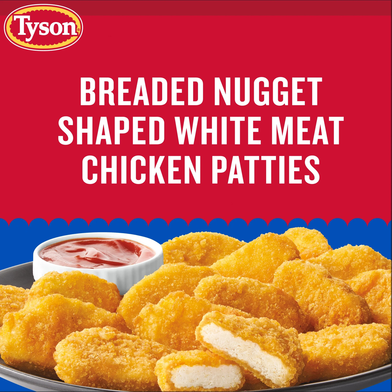 Tyson White Meat Chicken Nuggets, 29 Oz (Frozen, Fully Cooked)