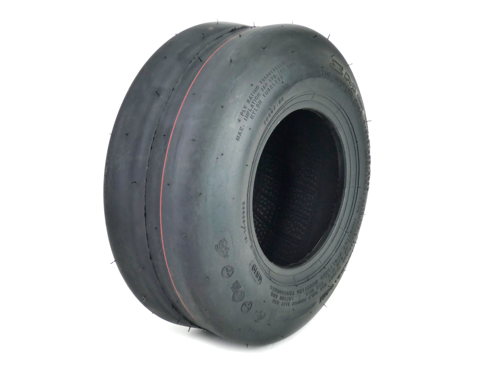 (1) OTR 13×5.00-6 Smooth 4 Ply Tire for Lawn Garden Tractor Zero Turns