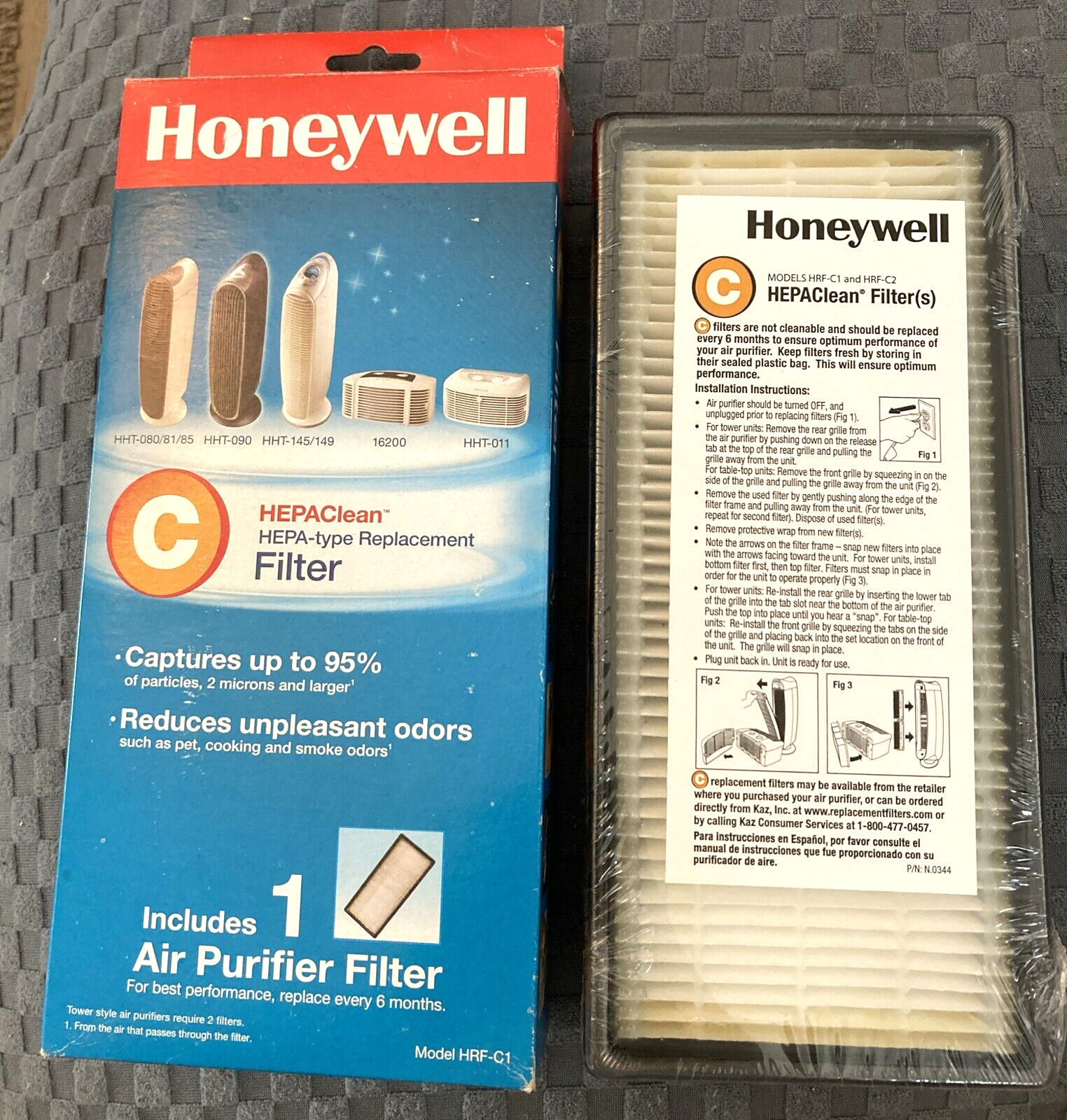 Honeywell HEPAClean C Hepa-Type Replacement Air Purifier Filter HRF-C1