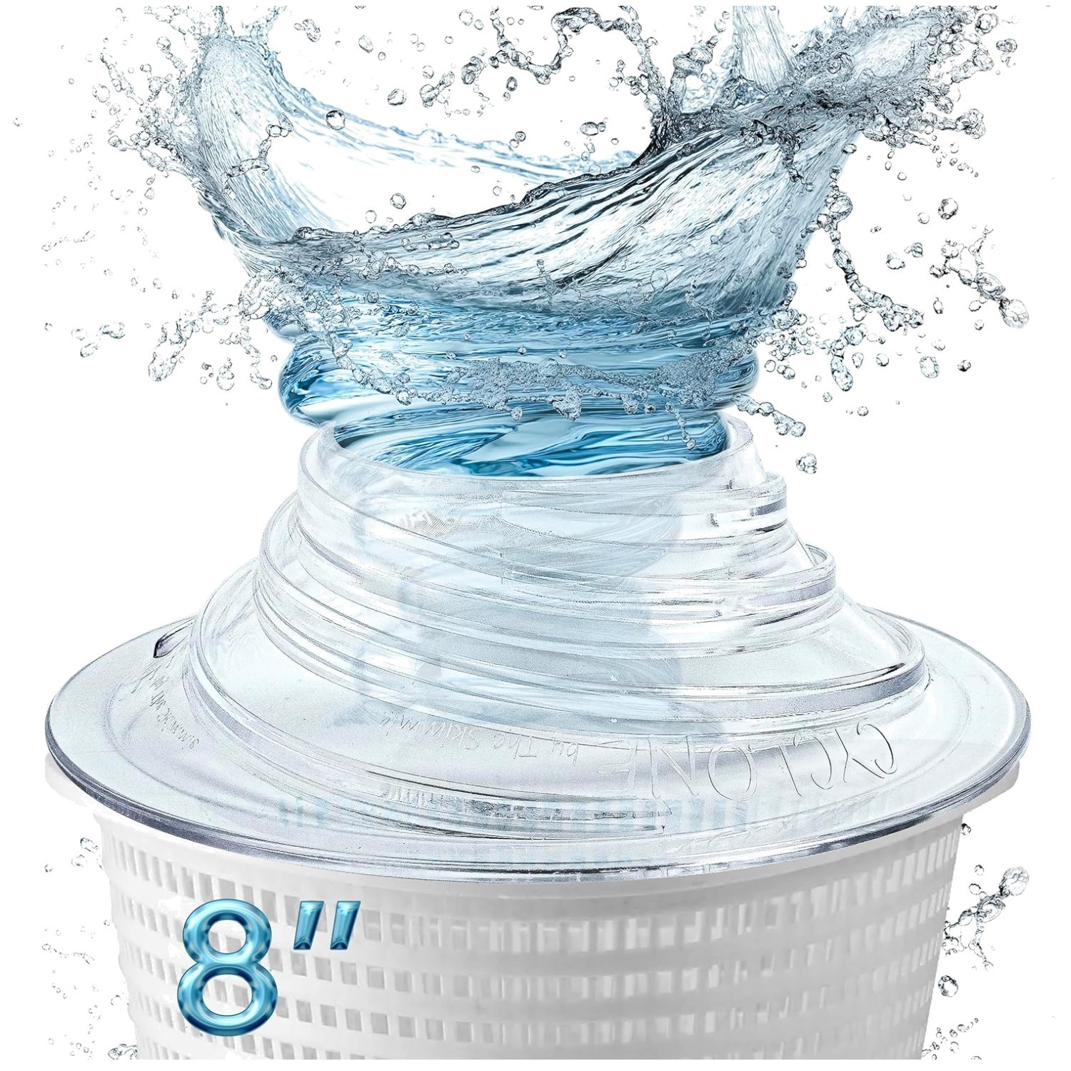 Transparent Cyclone Skimmer Basket Add-On