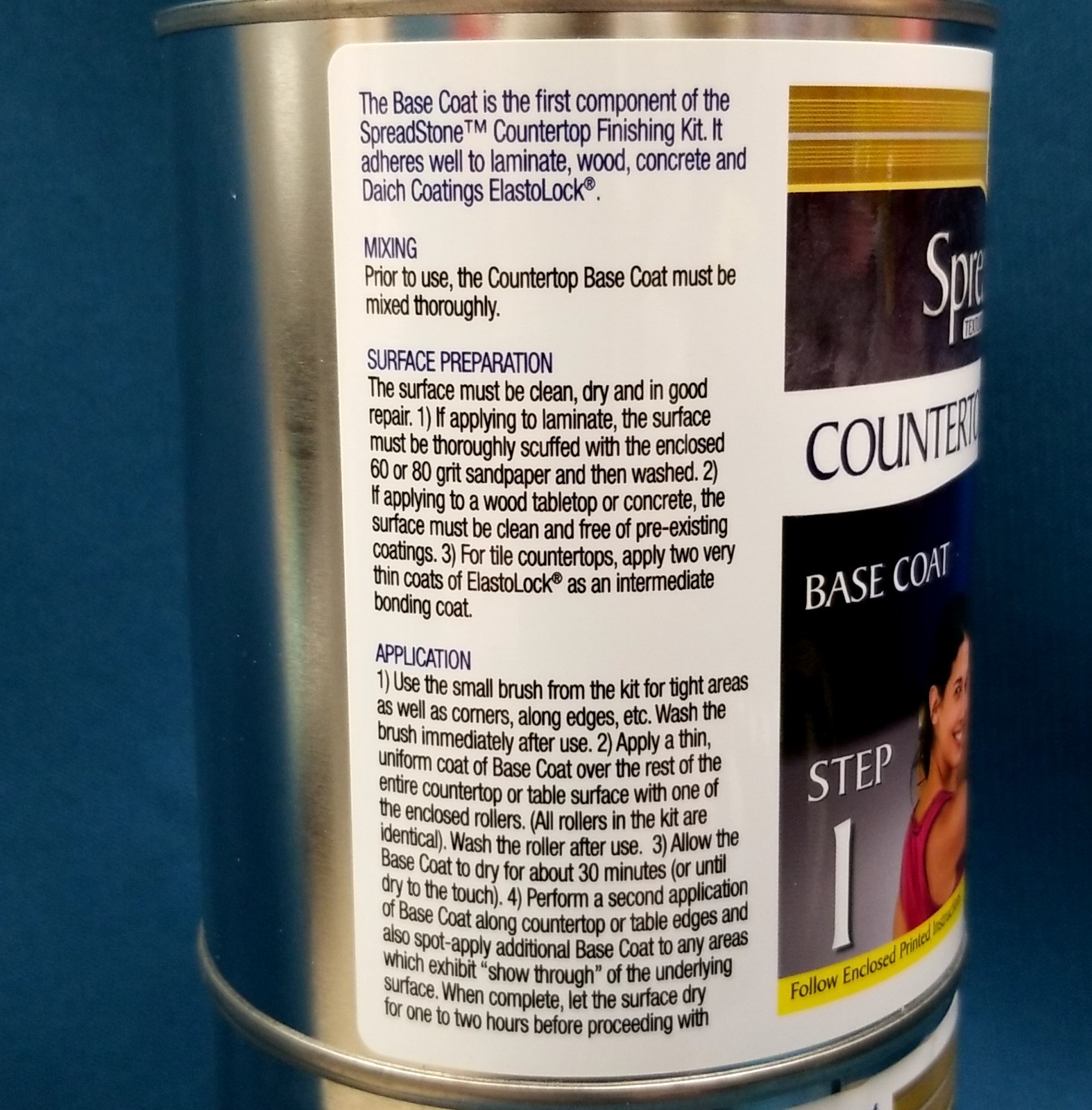 4 Cans Spread Stone Countertop Finishing Kit Mineral Select Oyster