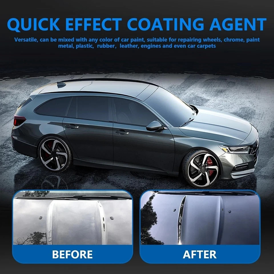 Car Coating Spray,Quick Effect Coating Agent,Car Polish Spray wax Liquid 3x120ml