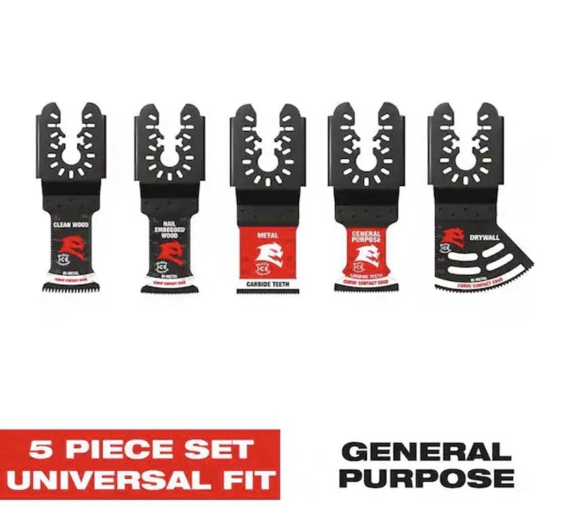 NEW!! Diablo 5-Piece General Purpose Universal Fit Oscillating Blade Set – DOU5S
