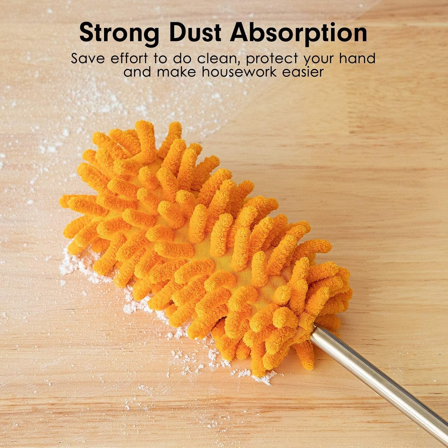 Microfiber Duster for Cleaning, Hand Washable Dusters with 2pcs Replaceable M…