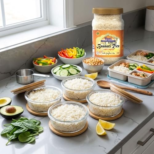 Rani Platinum White Basmati Rice, Extra Long Grain, Aged 48oz (3lbs)