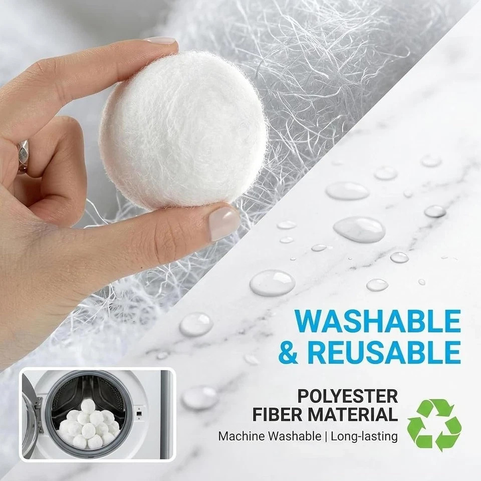 50PCS Pool Filter Balls for Sand Filter Dry Filter Sand Balls Reusable Swimmin