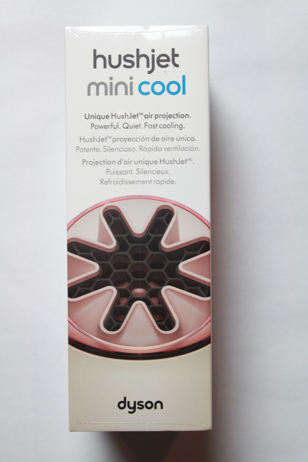 NEW IN BOX! Dyson HushJet Mini Cool Fan w/ Accessories Stone/Blush Personal Fan
