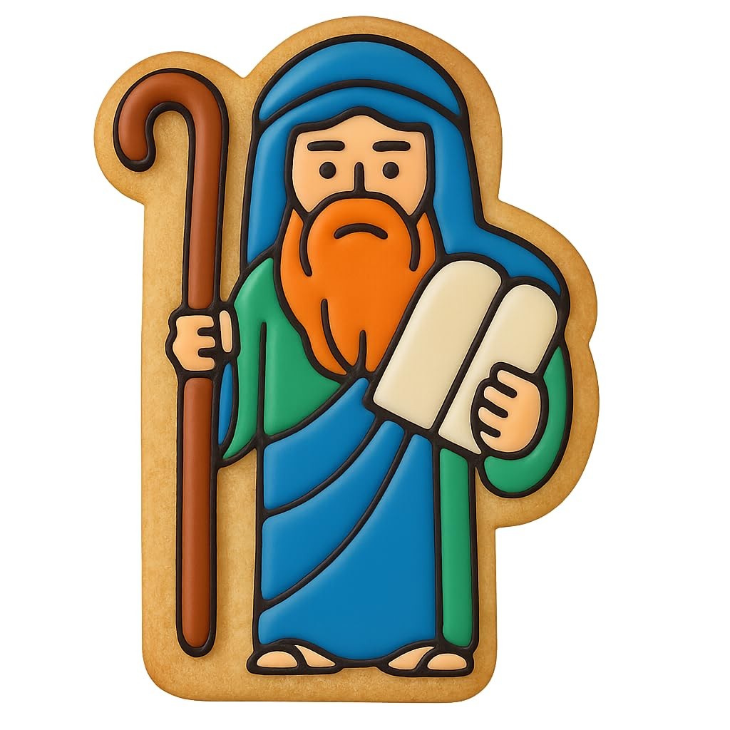 Biblical Moses Tablet Cookie Cutter – 4×3″ Creative Party Design