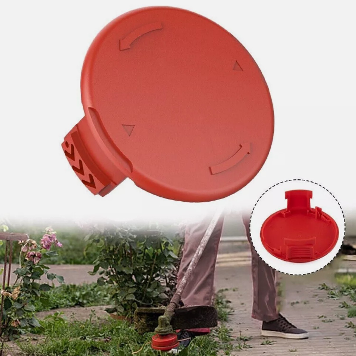 Spool Trimmer Cap Cover Compatible with Hyper Tough HT19-401-003-06 HT19-401-003