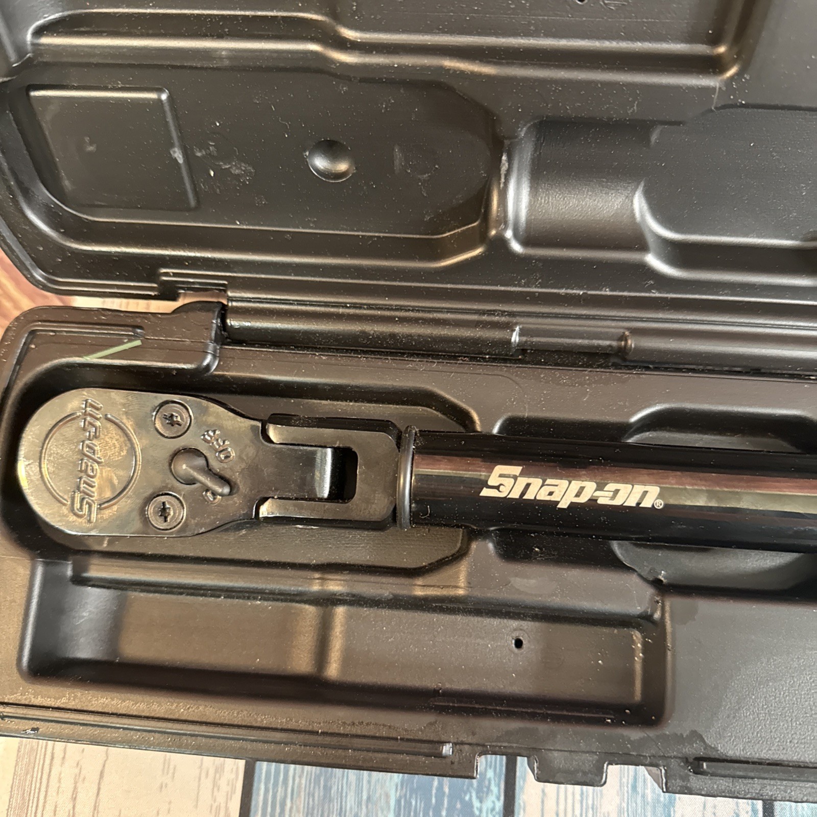 Snap On ATECH3F300VB 1/2″ Drive Flex-Head TechAngle Torque Wrench Excellent