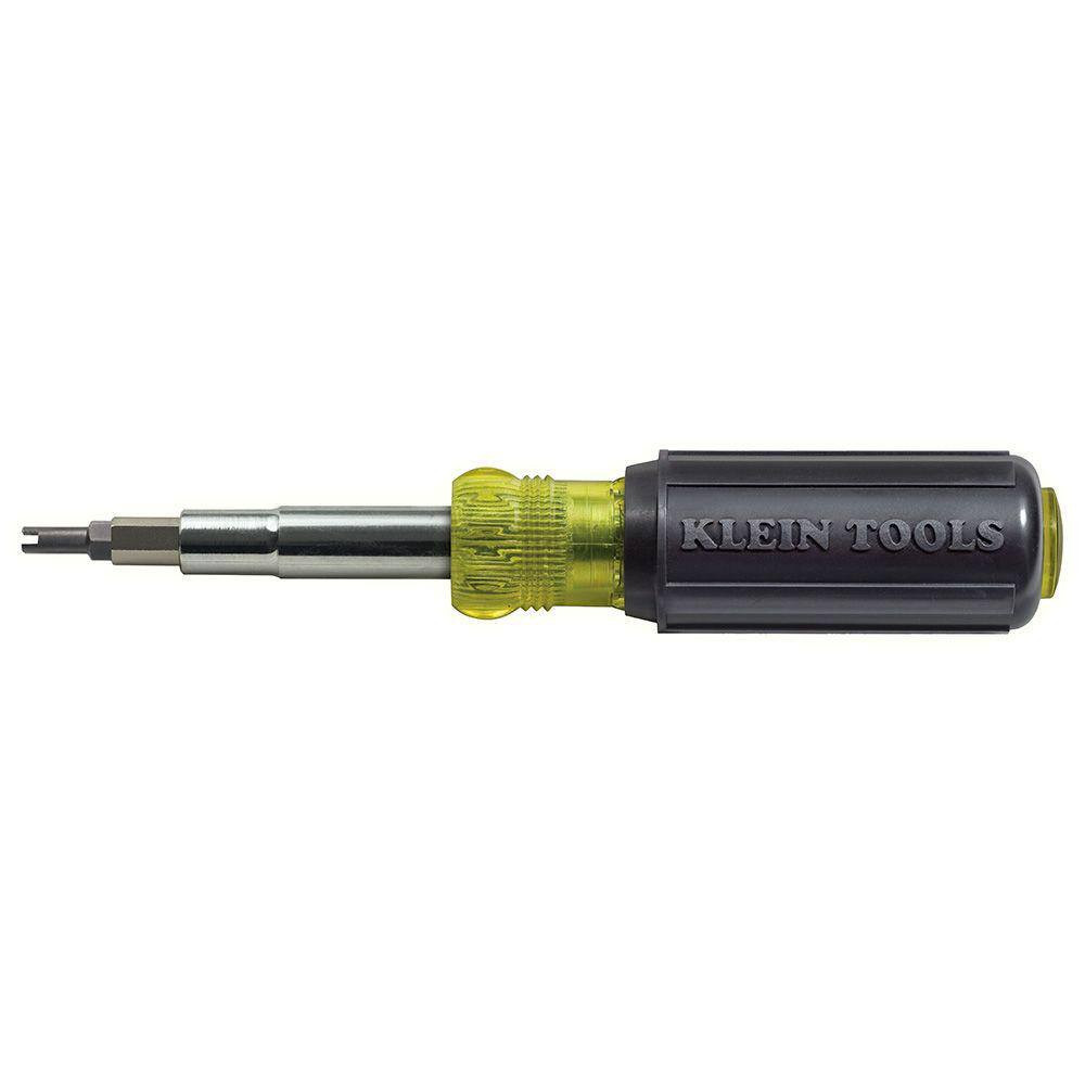 11-In-1 Multi-Bit Screwdriver/Nut Driver with Schrader Valve Core Tool – Cushion