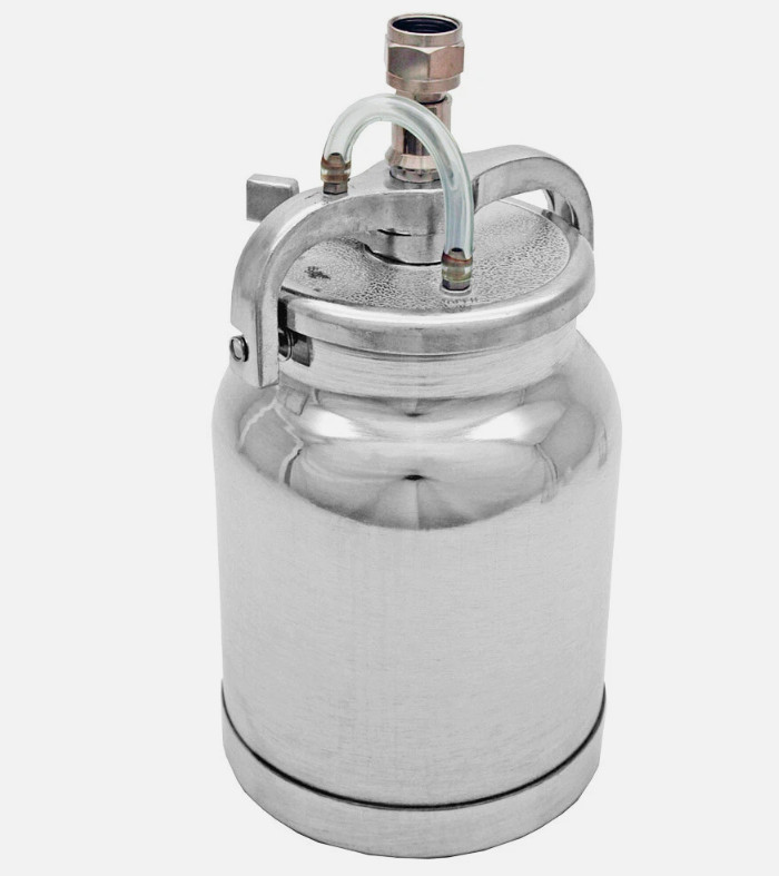 CAL-HAWK Aluminum Universal 1L Spray Gun Cup Hopper w/ Quick Release Cover
