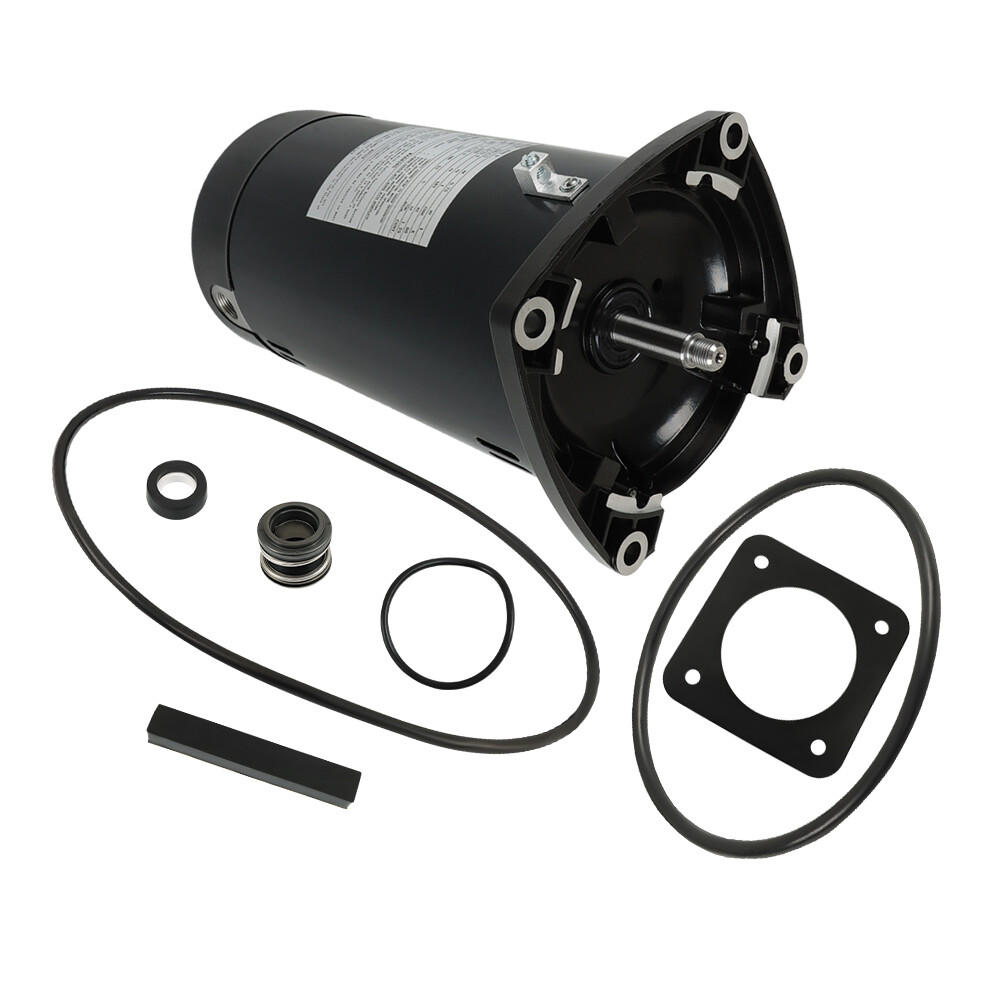 USQ1102 1HP 3450RPM 48Y Frame Pool Motor Square Flange Pool Pump Motor 115/230V