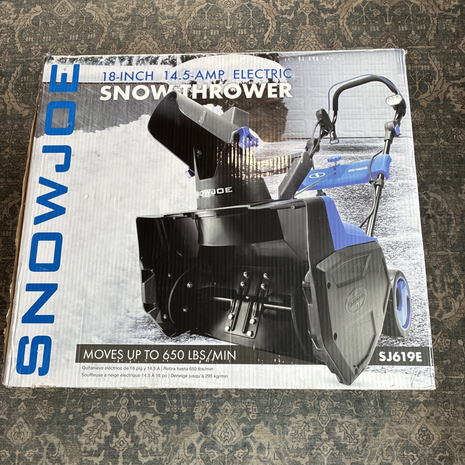 Snow Joe 18″ Electric Snow Thrower Blower Corded Commercial Residential Driveway
