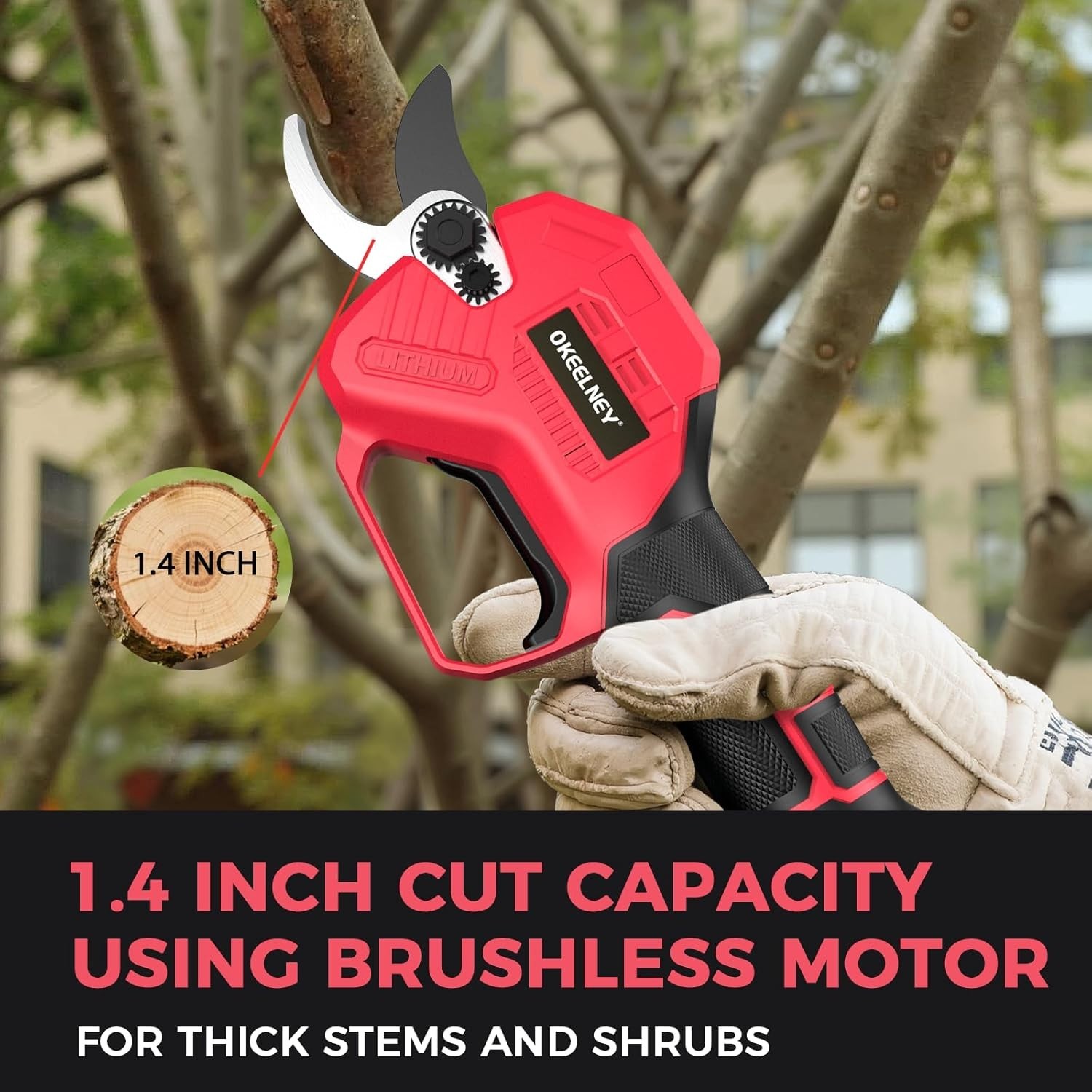 Electric Pruning Shears for Milwaukee M18 Battery, Brushless Cordless Branch …