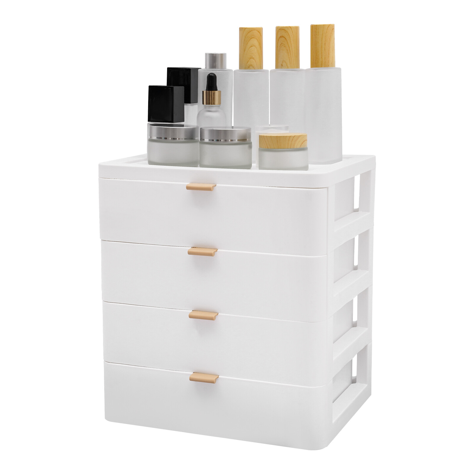Tabletop Mount Storage Box Desk Organizer With Drawer 26*20.2*29cm For Office