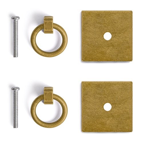 “Ring Plate Pulls 1.9 Inches – Set of 2 – Architectural, Interior Design,