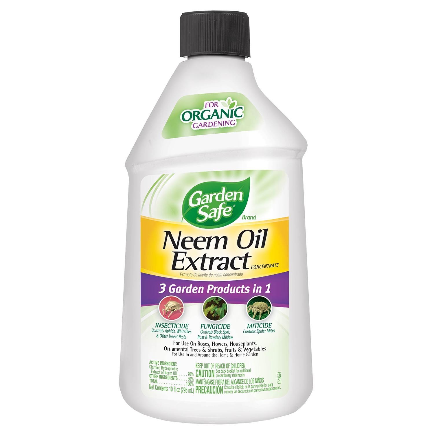 Garden Safe Neem Oil Extract Concentrate 10 fl oz