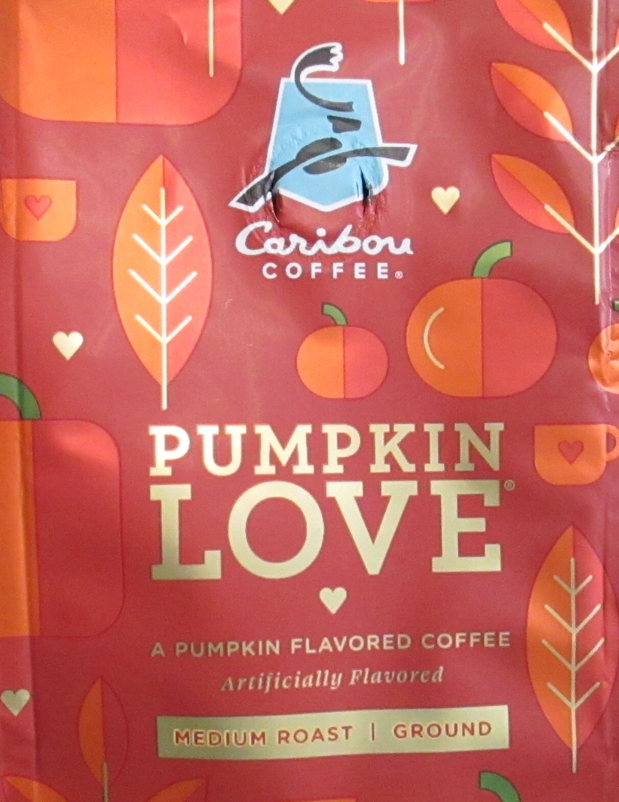 3 – Caribou Coffee Pumpkin Love Flavored Ground Medium Roast Coffee 11 oz (311g)