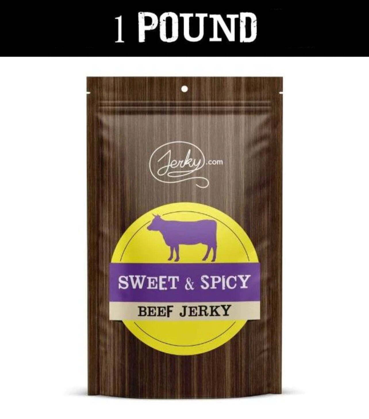 All-Natural Beef Jerky – Sweet & Spicy – 1 Pound Bag