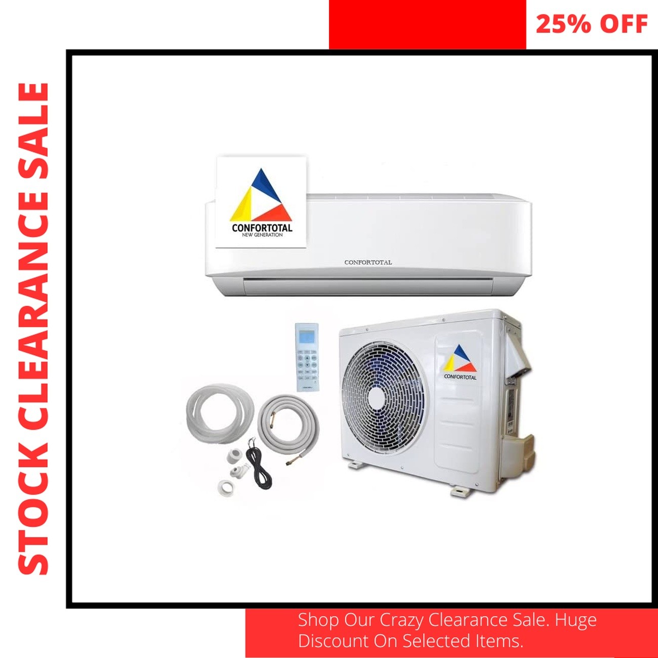 110V Ductless Mini Split 12000 BTU Confortotal