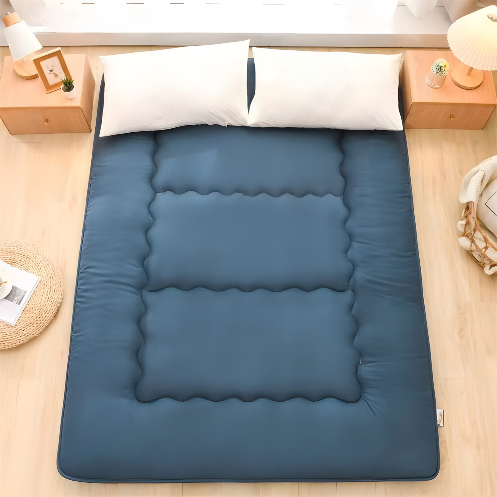 Japanese Floor Mattress Foldable Futon Mattress Sleeping Tatami Mat Camping Pad