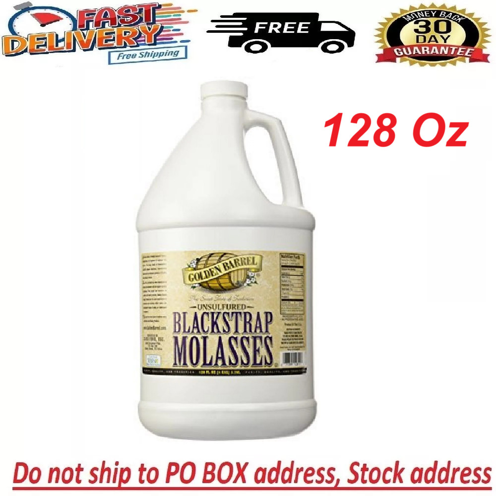 Bulk Unsulfured Blackstrap Molasses Jug (128 Fl Oz)