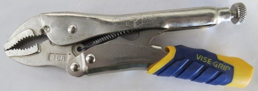 Vise Grip 7CR 7″ FAST RELEASE Curved Jaw Locking Pliers