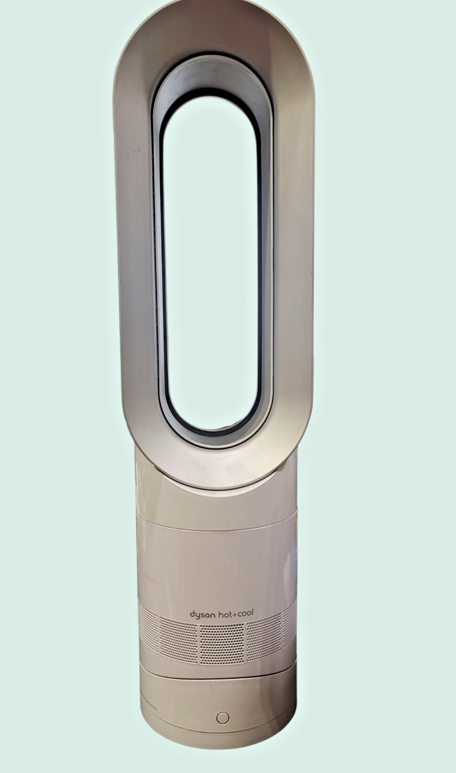 Dyson AM09 Hot + Cool Jet Focus Fan Heater – White/Silver No Base NO REMOTE