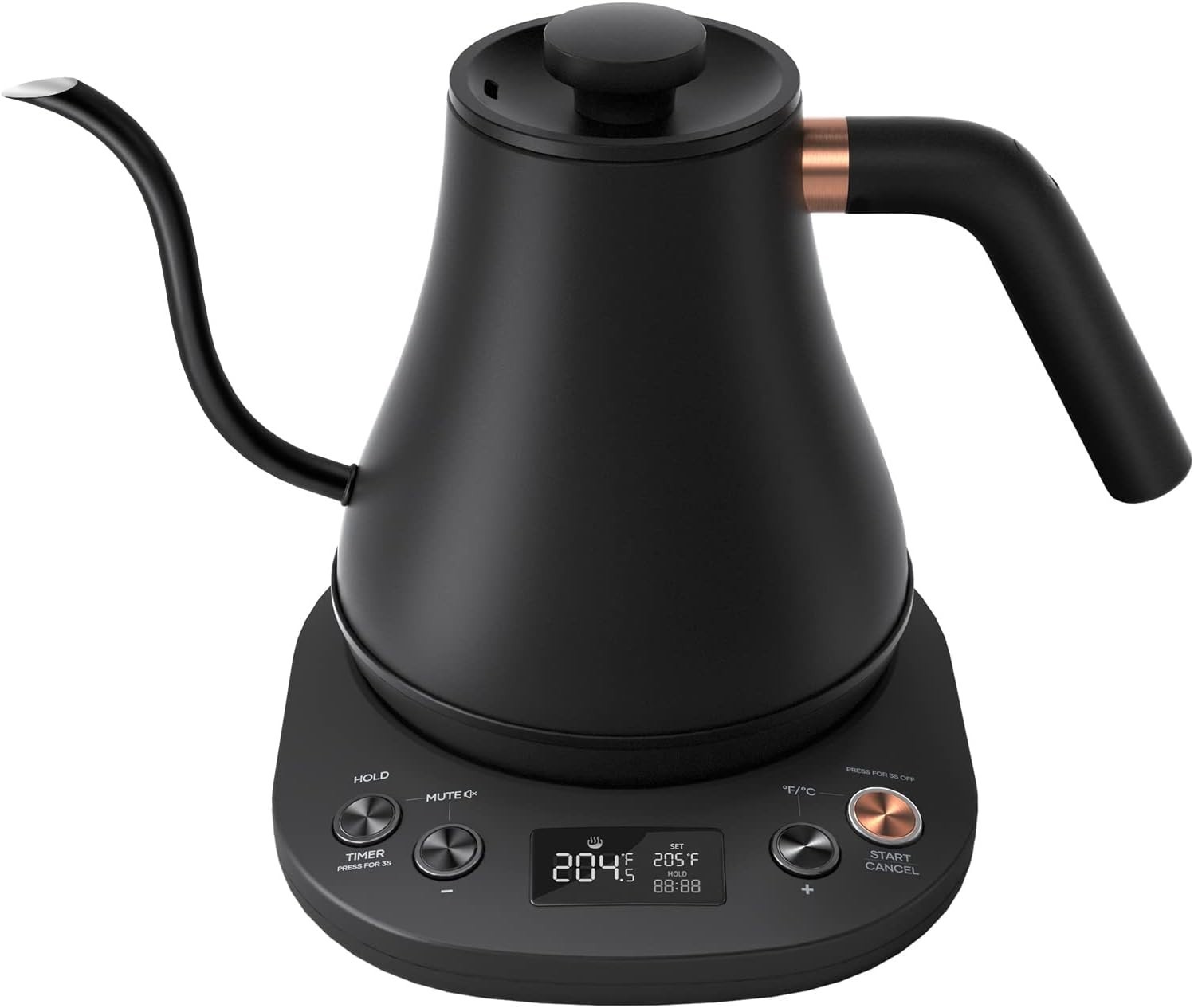 MECITY Electric Gooseneck Black 0.8L Kettle Model HB-3166M