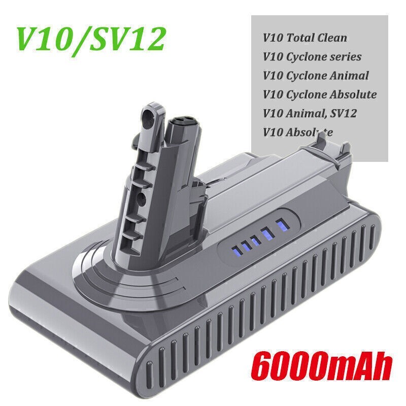 25.2V 9500mAh Replacement Battery for Dyson V10 Animal Absolute 969352-02 SV12