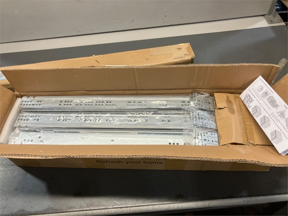 21″ Undermount Soft Close Drawer Slides – 6 Pairs, Heavy Duty 100 lb Capacity