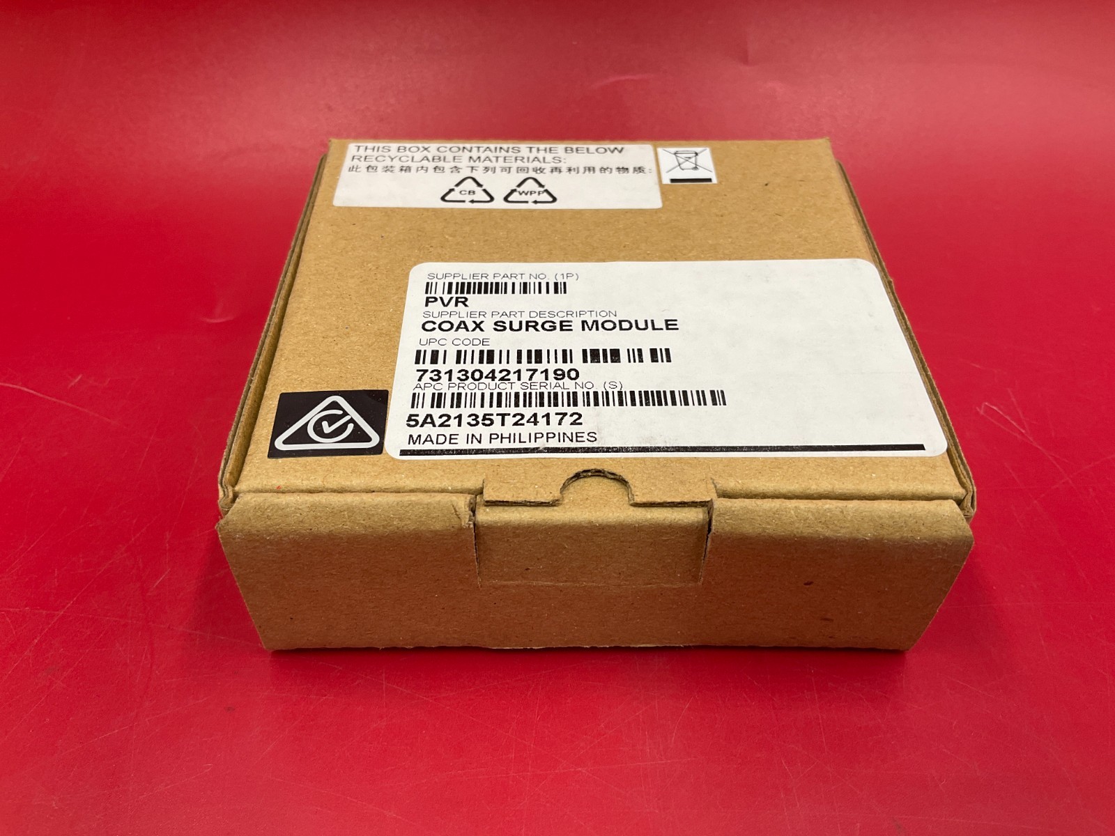 APC Coaxial Cable Surge Protection Module PVR 🇺🇸✨🇺🇸✨ BRAND NEW !