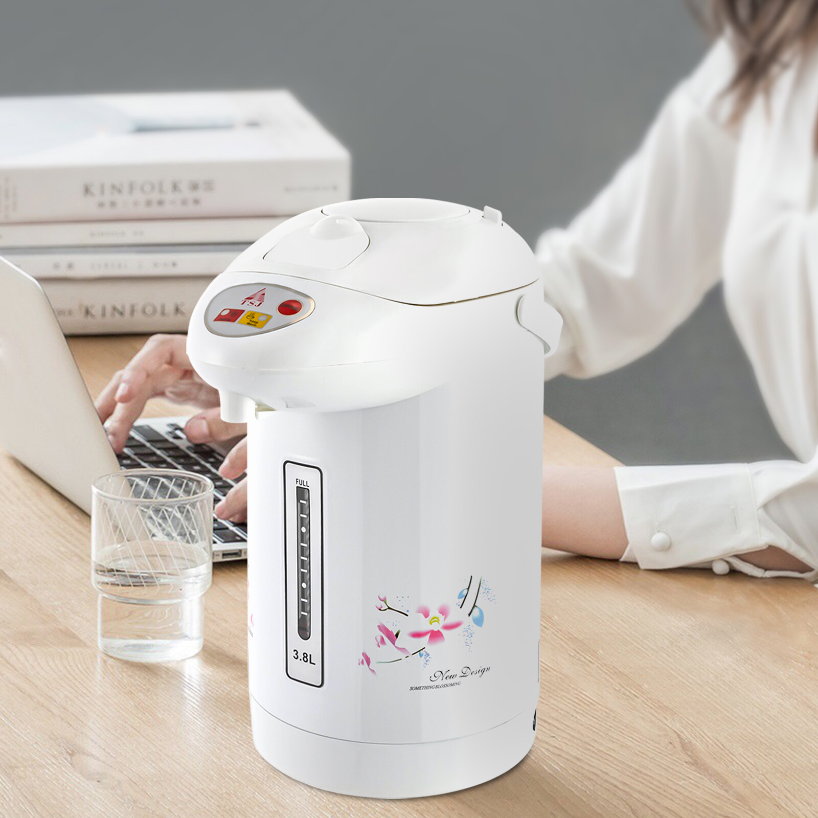 3L Corded Electric Kettle Water Dispenser Office Ctabletop Hot Water Dispenser