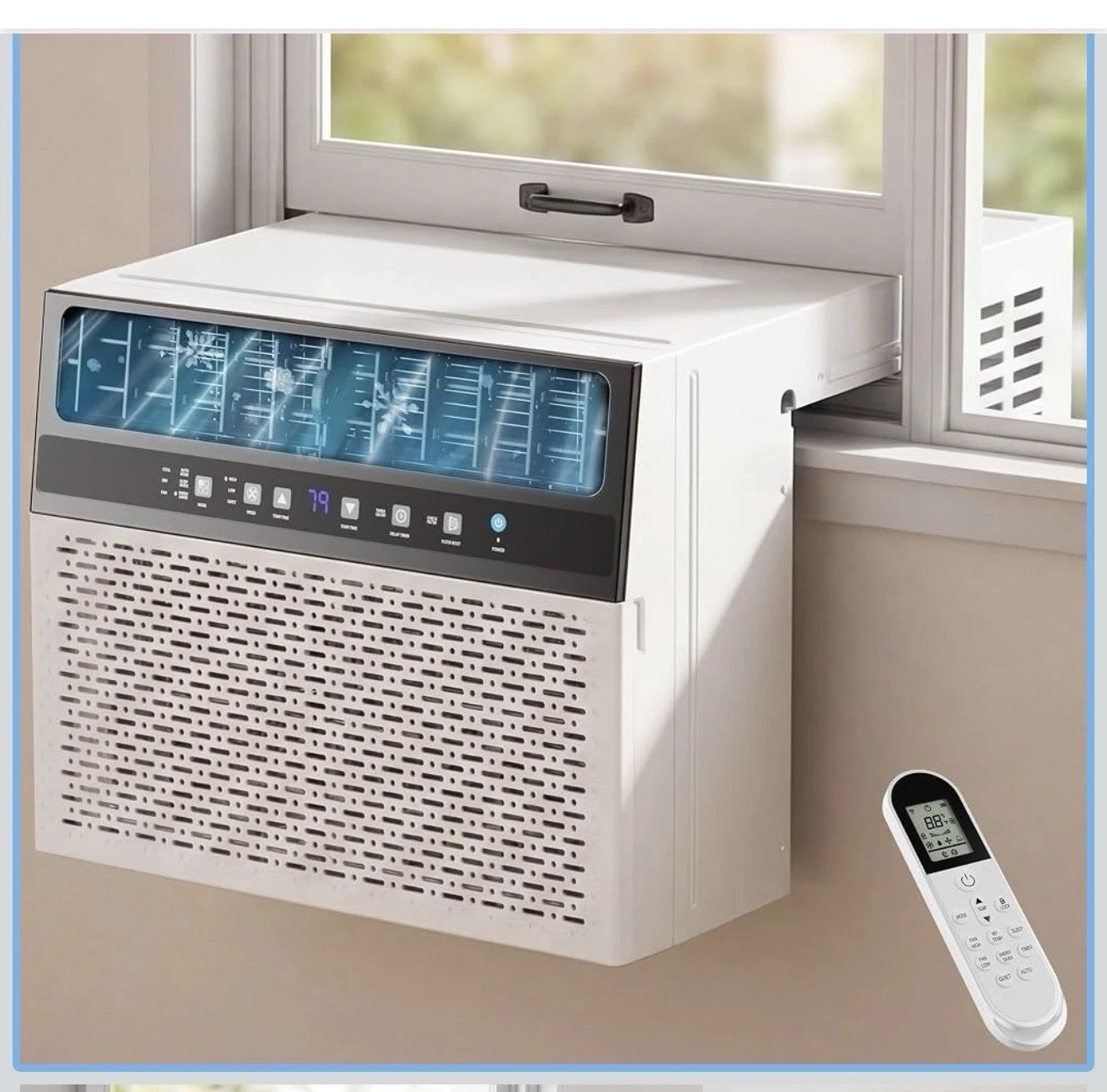 U Shaped Window Air Conditioner 12,000 BTU 550 sq ft NEW SEALED