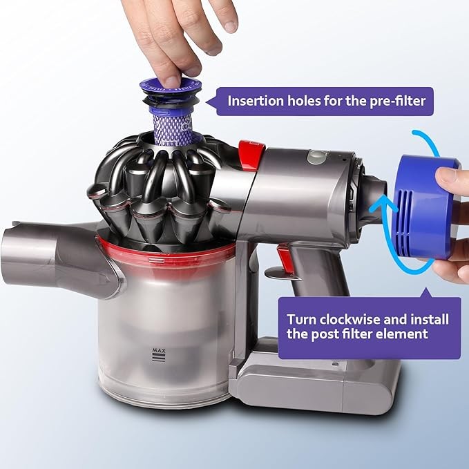 Replacement HEPA Motor Filter For Dyson V7 V8 Absolute Cordless Vacuum Cleaner