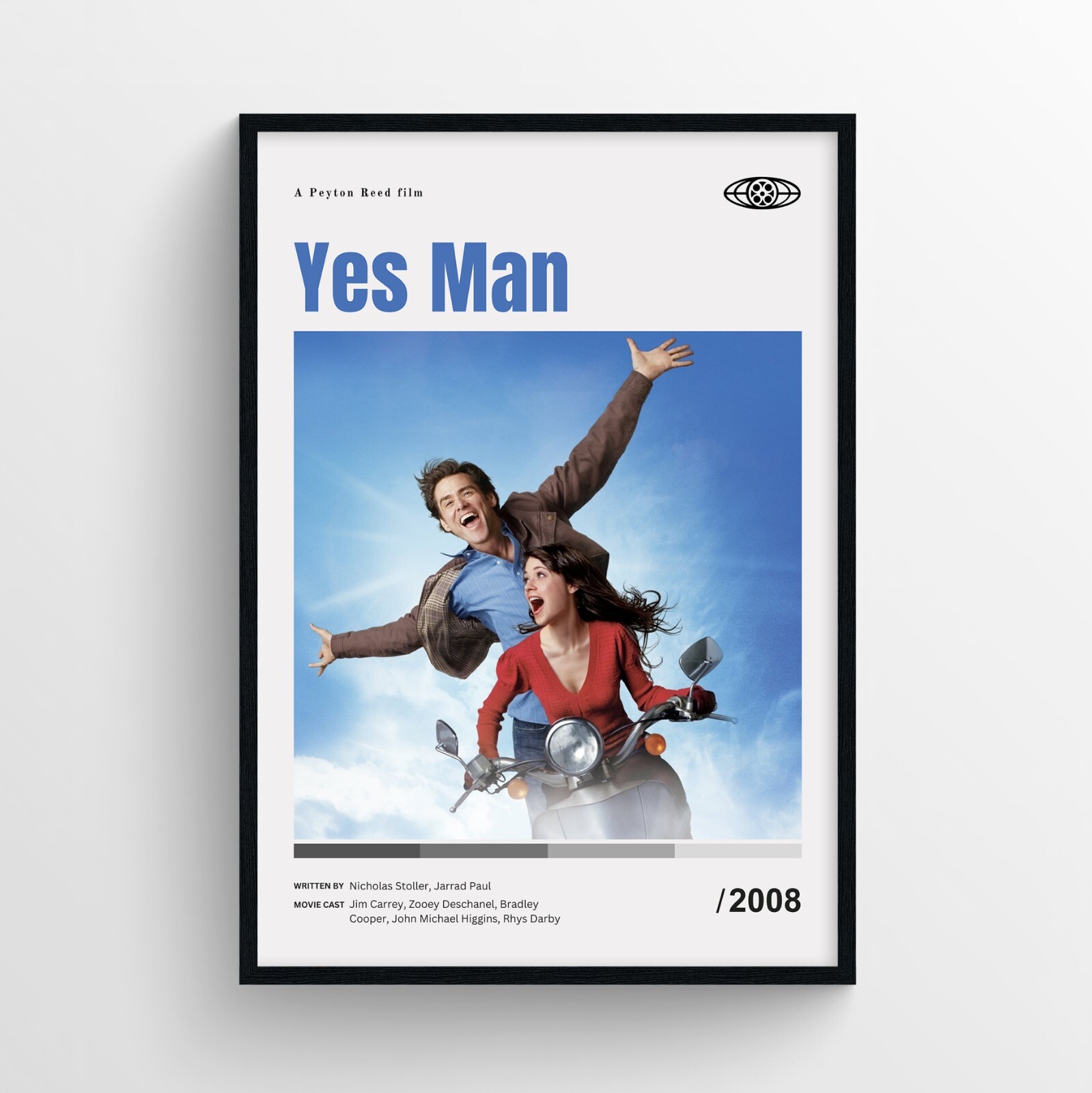 Yes Man Movie Poster Print, Wall Art – Unframed