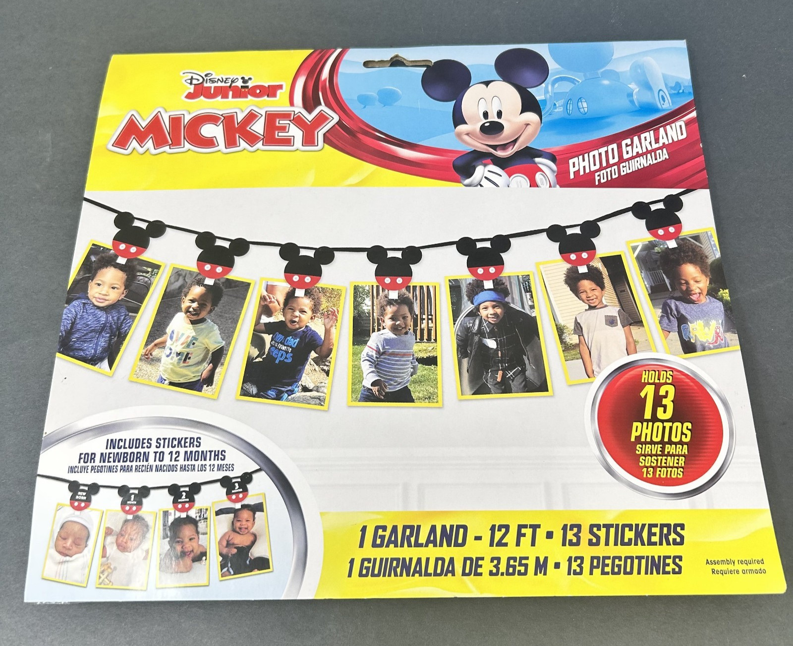 Disney Junior 12’ Mickey Mouse Photo Garland Holds 13 Photos birth – 12 months 5