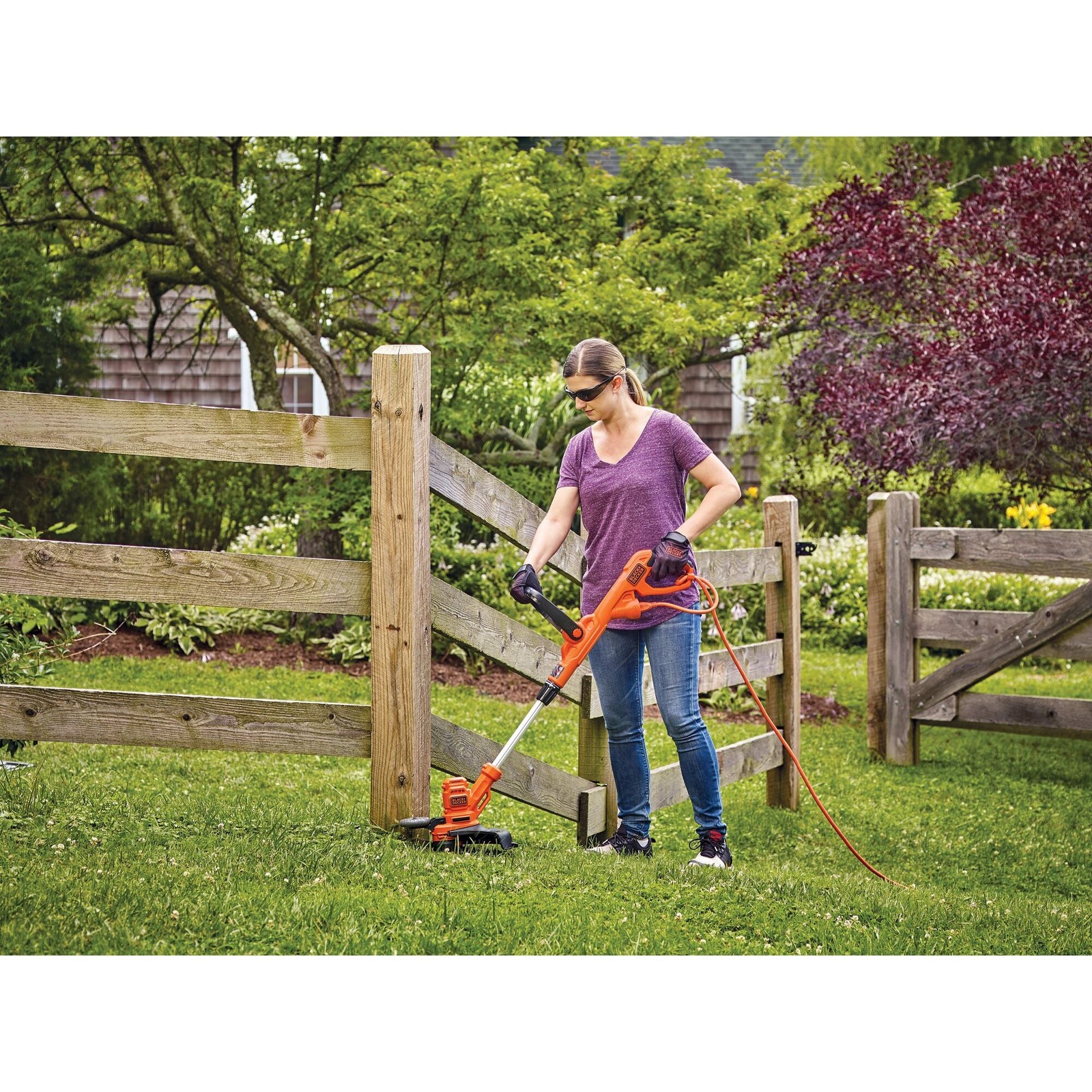 BLACK+DECKER String Trimmer With Auto Feed, Electric, 6.5-Amp,14-Inch – BESTA510